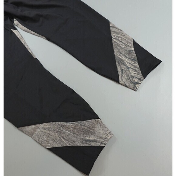 Soulgani Active Leggings Womens Petite XL Black Camo Print High-Waist Athleisure - Picture 7 of 13